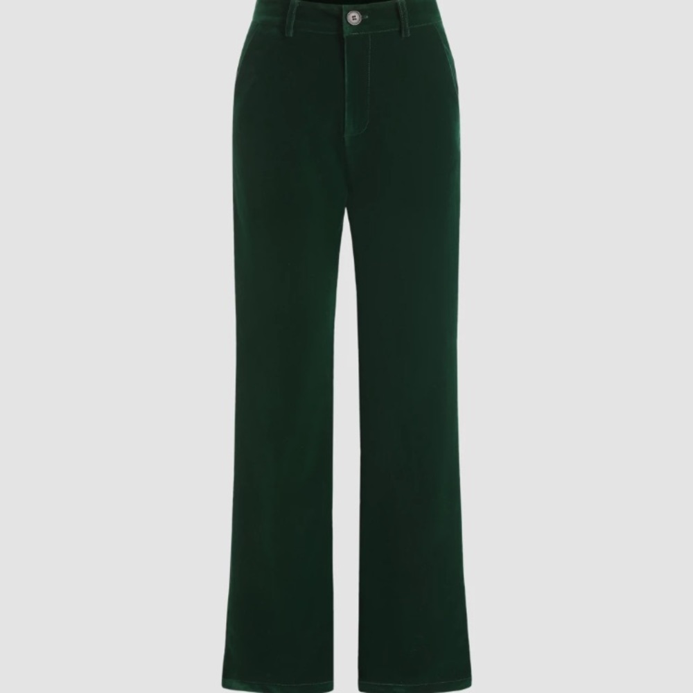 Retro solid pants(Cider)